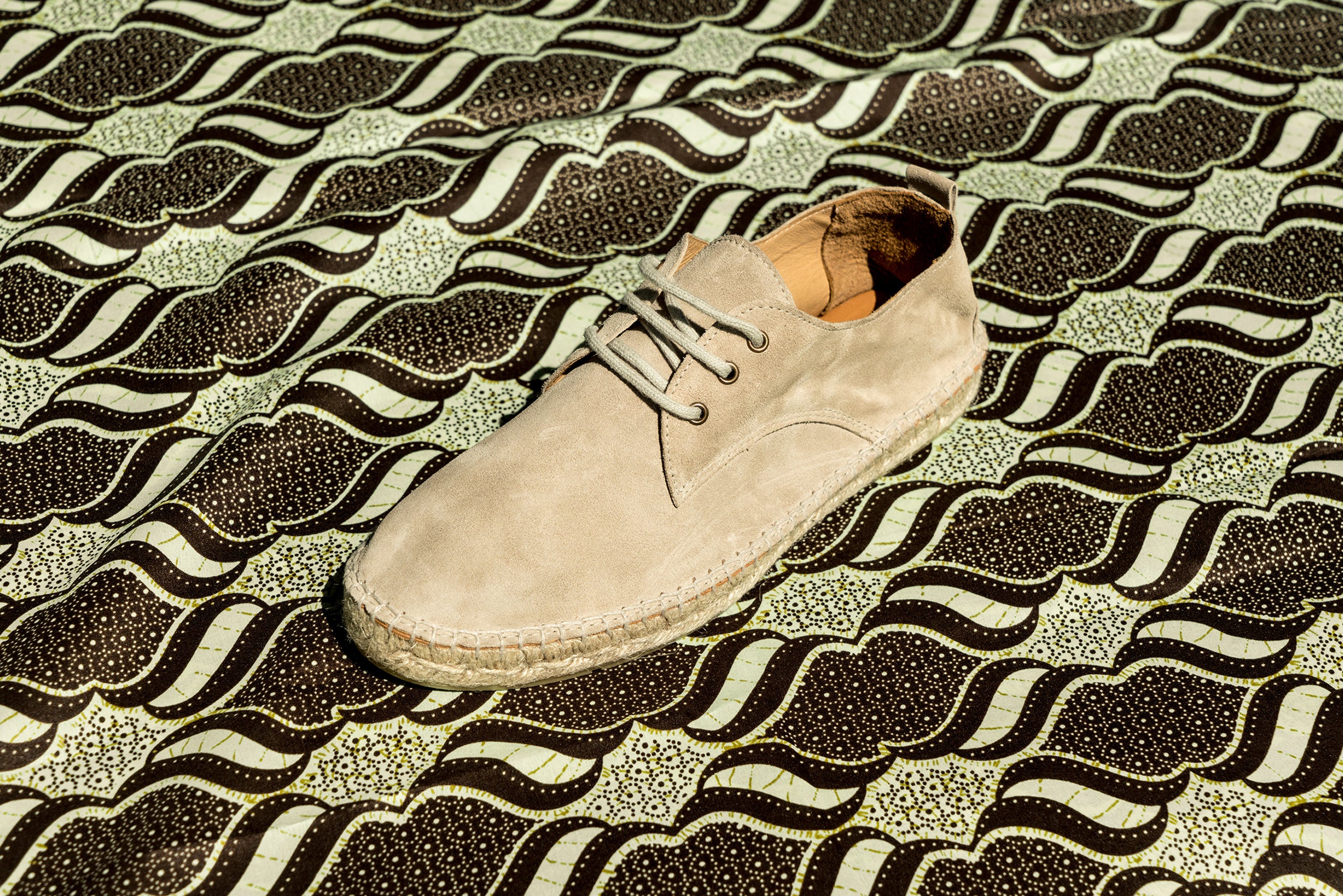 Espadrlles en coton brodées Sant Laurent - Homme | Espadrlles, Sant